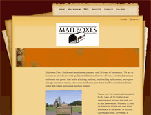 Tablet Screenshot of mailboxes-plus.com